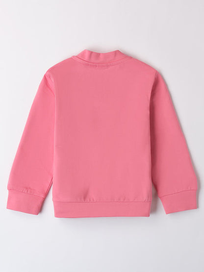 FELPA CON ZIP IDO BAMBINA ROSA