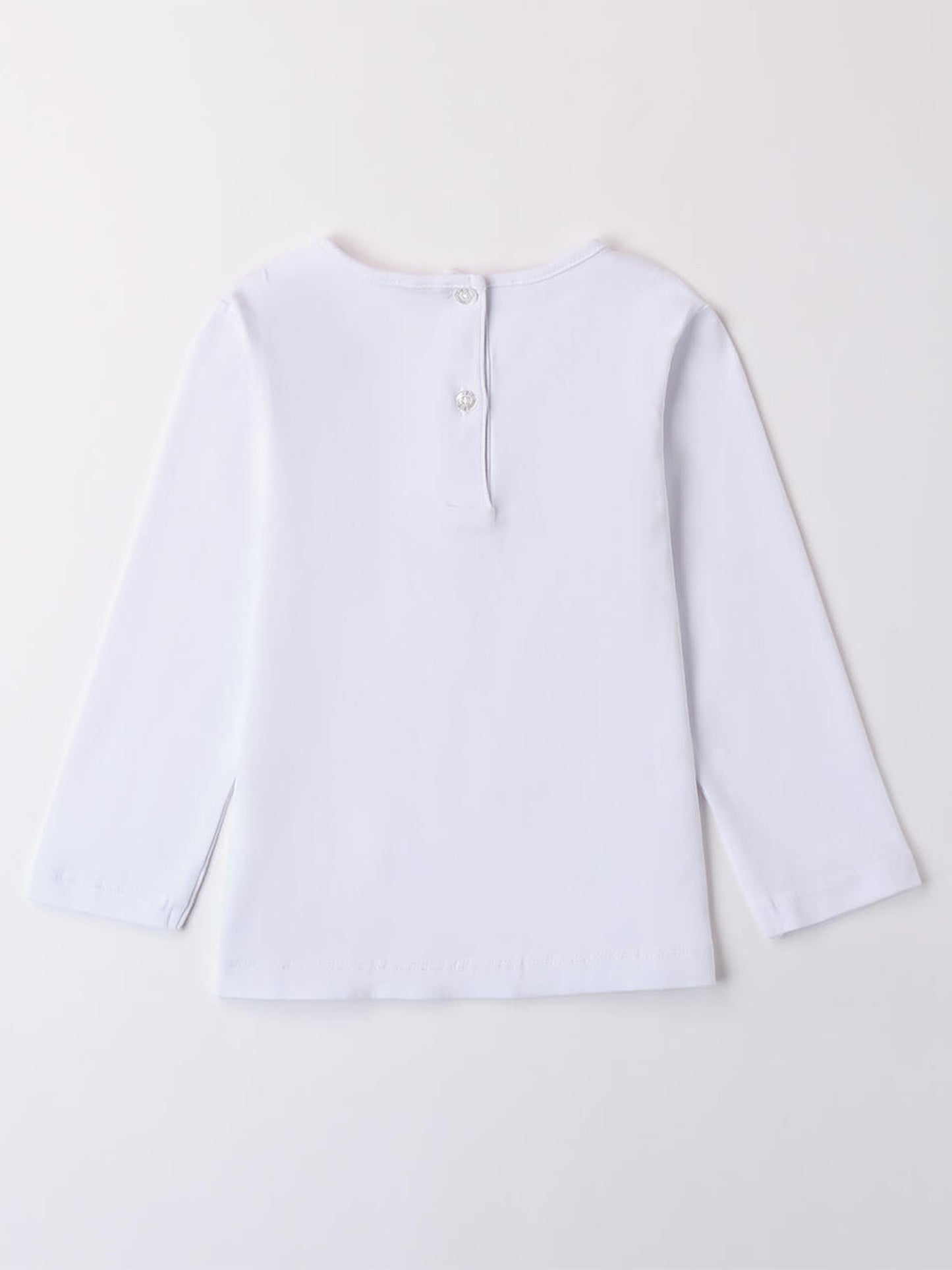 T-SHIRT CON STAMPA E STRASS IDO BAMBINA BIANCO