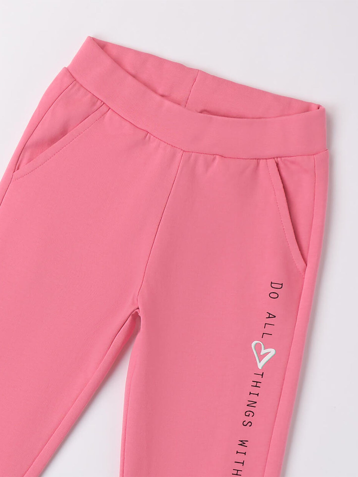 PANTALONE JOGGING IDO BAMBINA ROSA