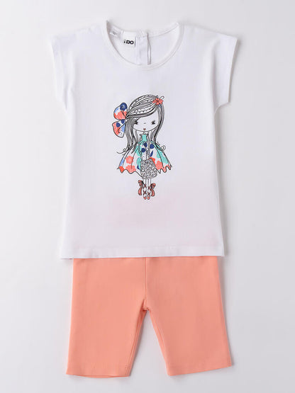 IDO BTS T-SHIRT+SHOR - BIANCO