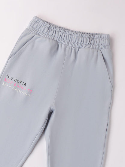 PANTALONE JOGGING IDO RAGAZZA CELESTE