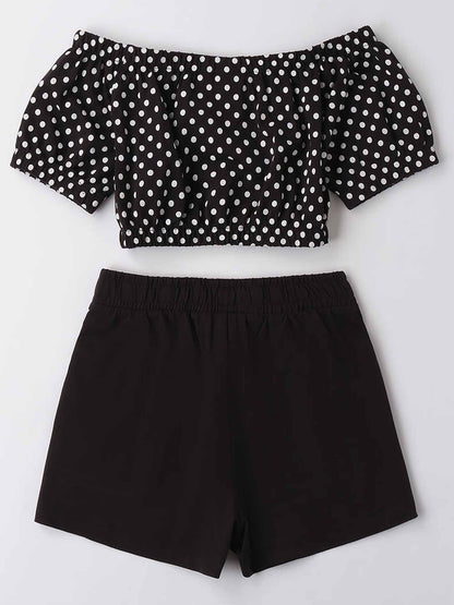 IDO BTS TOP+SHORT - NERO