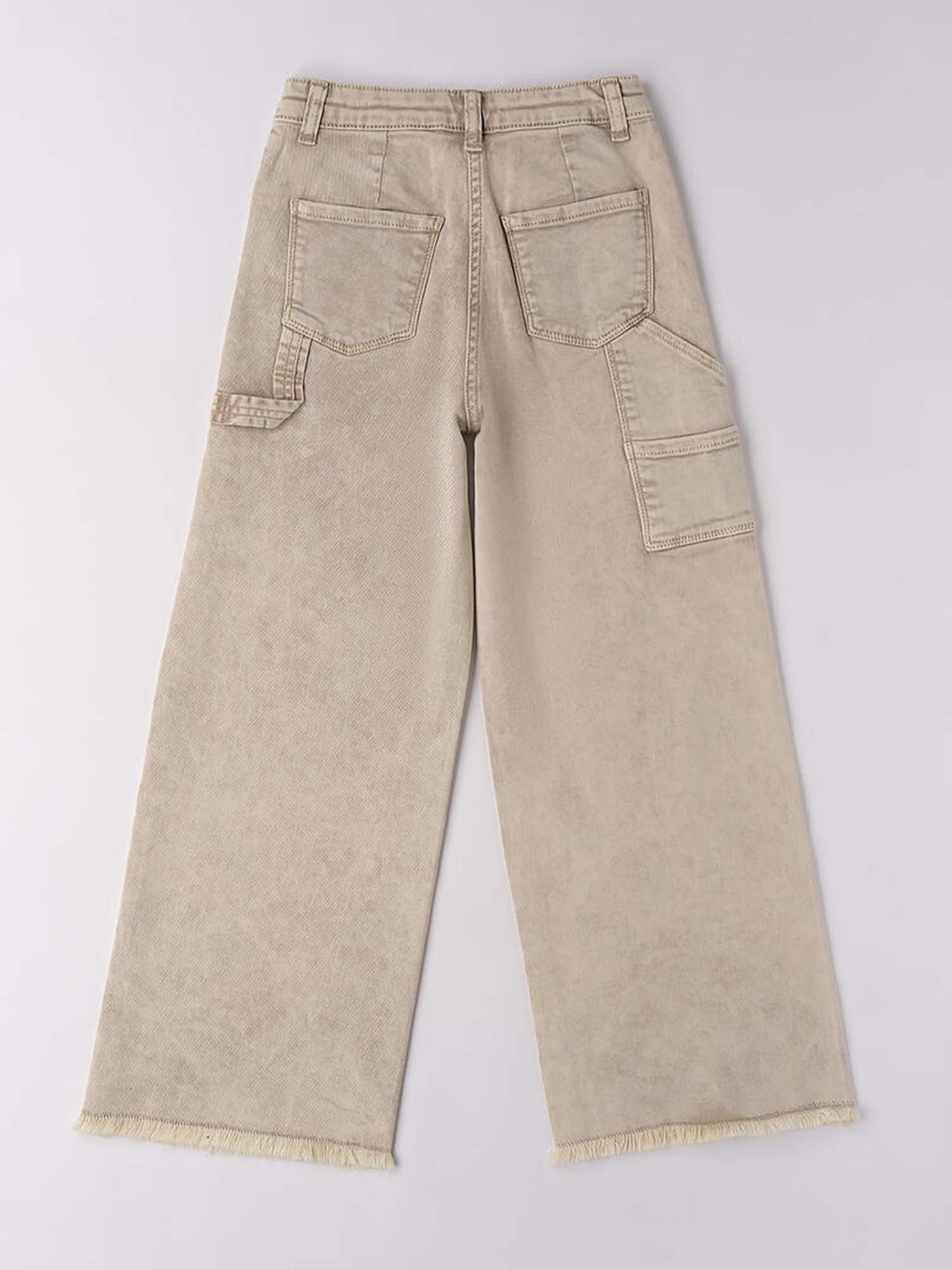 JEANS WIDE LEG iDO DA BAMBINA BEIGE