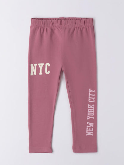 LEGGINGS BTS CON STAMPA IDO DA BAMBINA ROSA