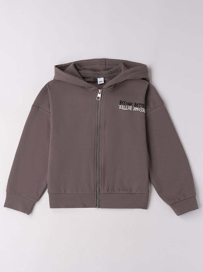 FELPA CON CAPPUCCIO BTS iDO DA RAGAZZA GRIGIO