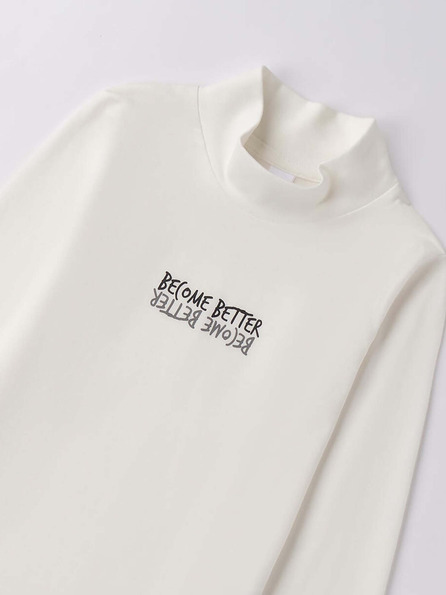 MAGLIA LUPETTO BTS iDO DA BAMBINA BIANCO