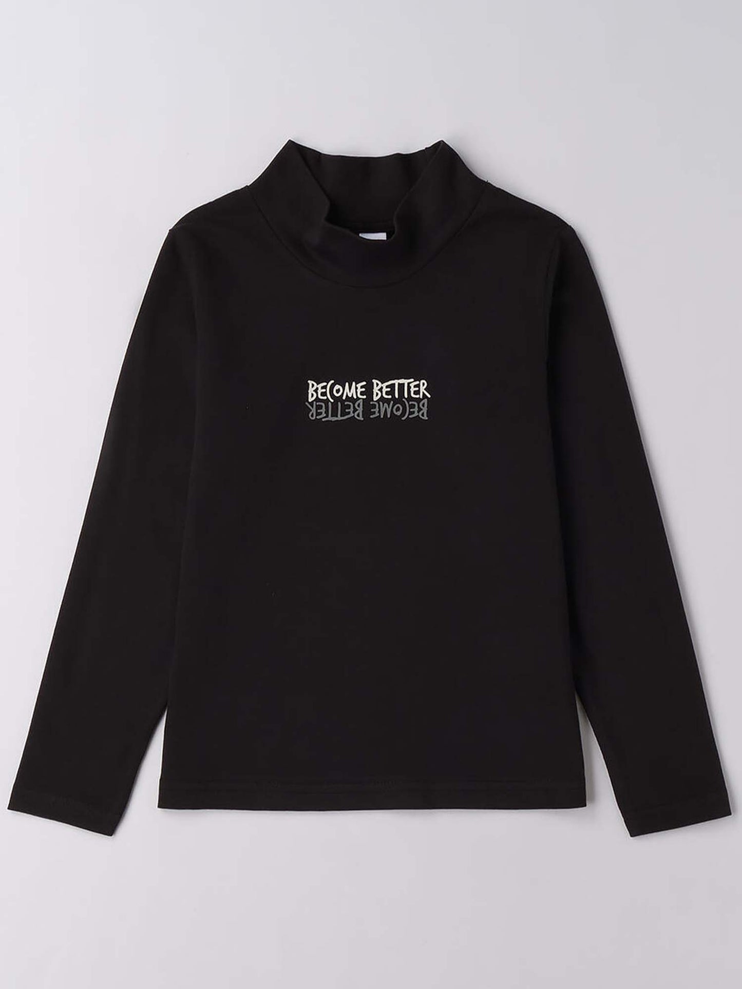 MAGLIA LUPETTO BTS iDO DA BAMBINA NERO