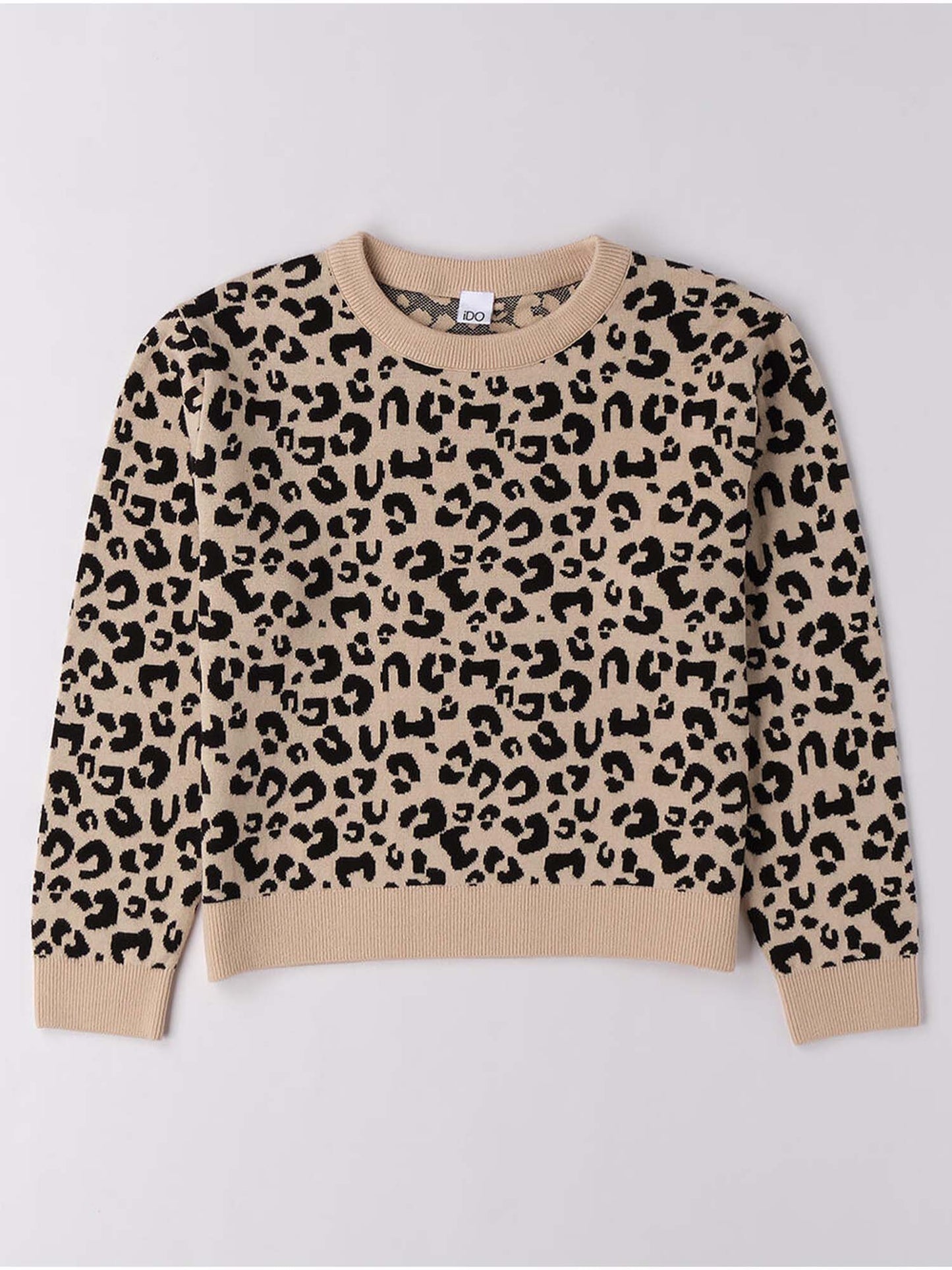 PULLOVER GIROCOLLO iDO DA BAMBINA MACULATO