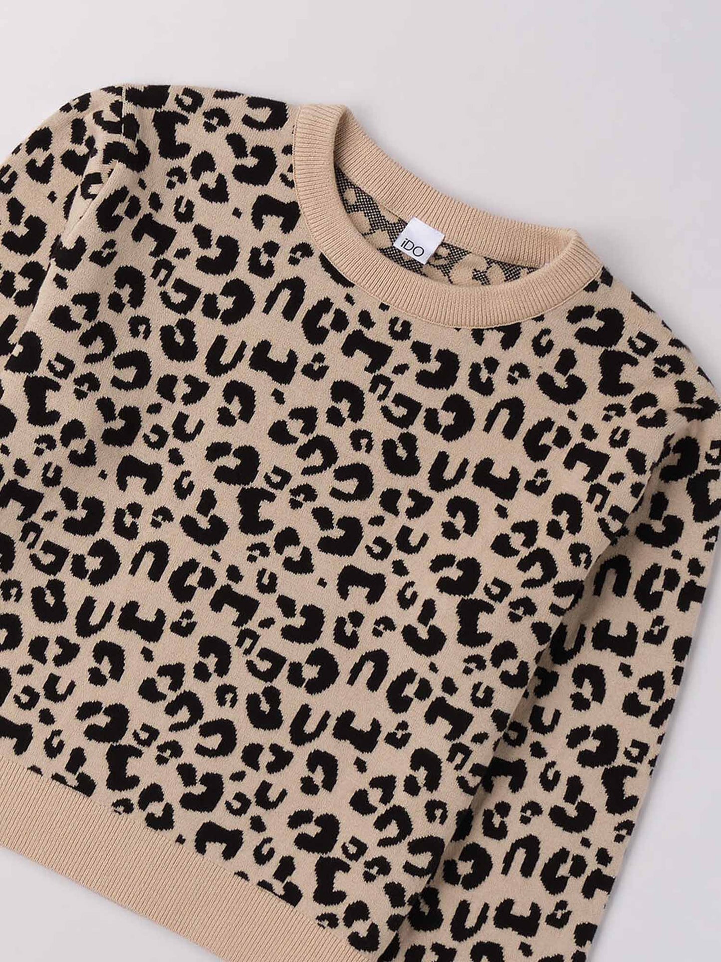 PULLOVER GIROCOLLO iDO DA BAMBINA MACULATO