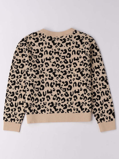 PULLOVER GIROCOLLO iDO DA BAMBINA MACULATO