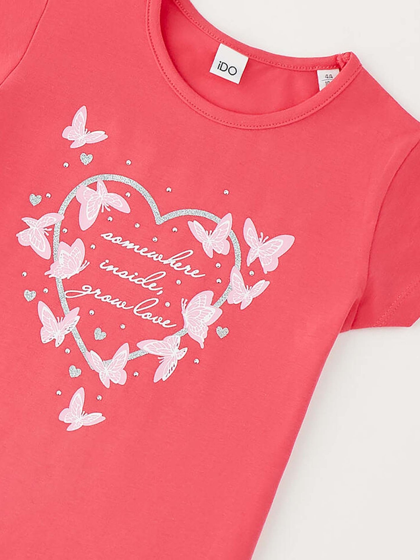 Ido BTS t-shirt maniche corte unisex bambino rosa