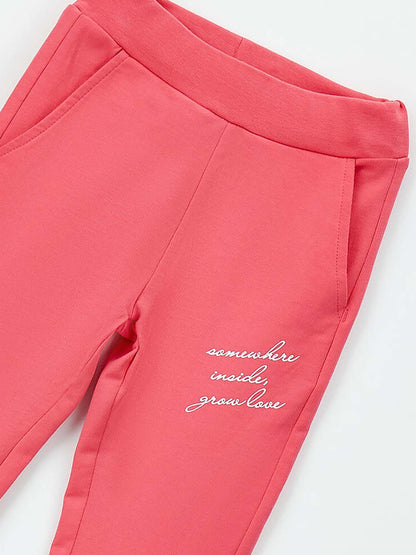 Pantaloni Ido rosa per unisex bambino primavera-estate