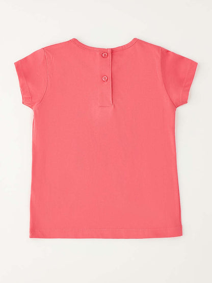T-shirt maniche corte unisex bambino Ido in rosa