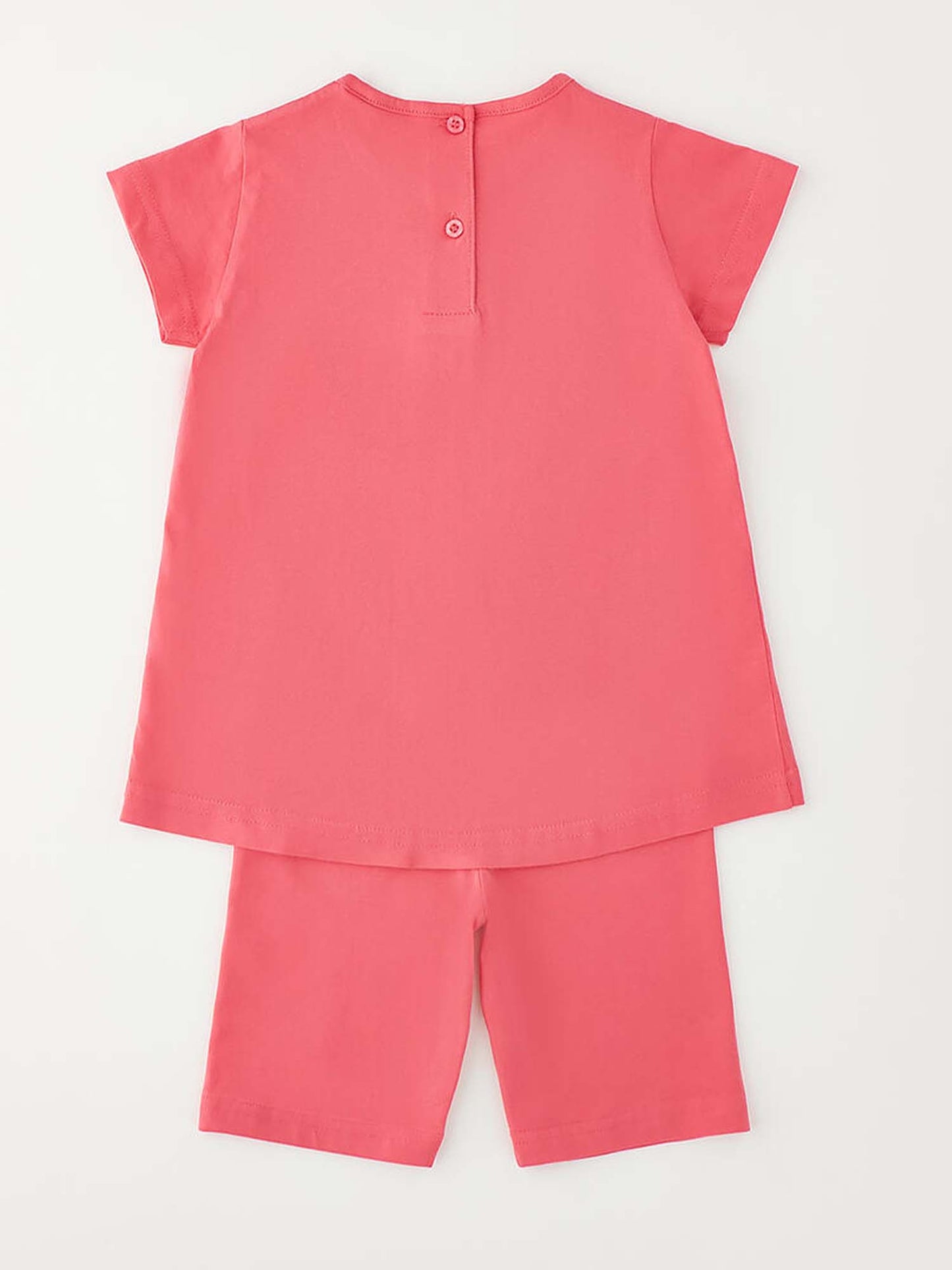 Completo unisex bambino Ido in fucsia per primavera-estate