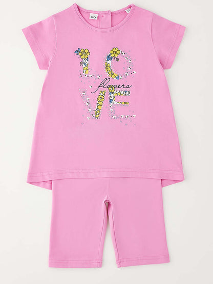 Completo bambino unisex IDO rosa per primavera estate