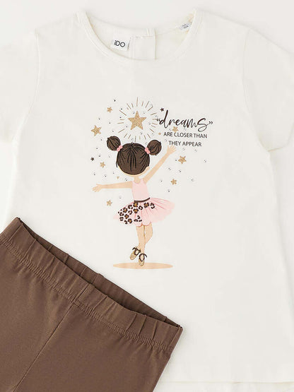 Completo multicolore per bambino e bambina IdO, primavera estate