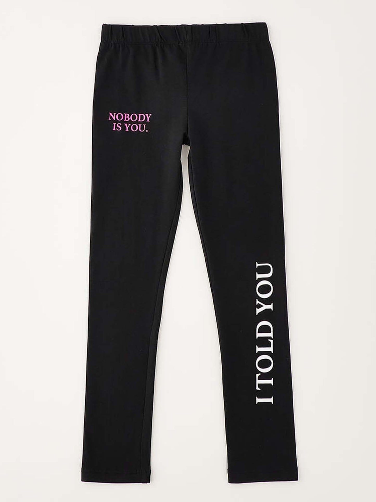 Leggings nero flared unisex bambino Ido