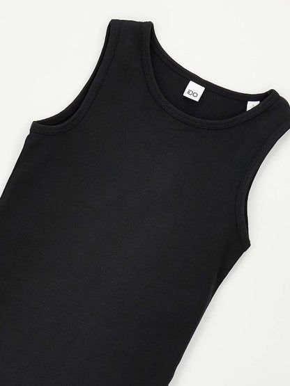 Ido BTS, vestito nero unisex bambino per la primavera-estate