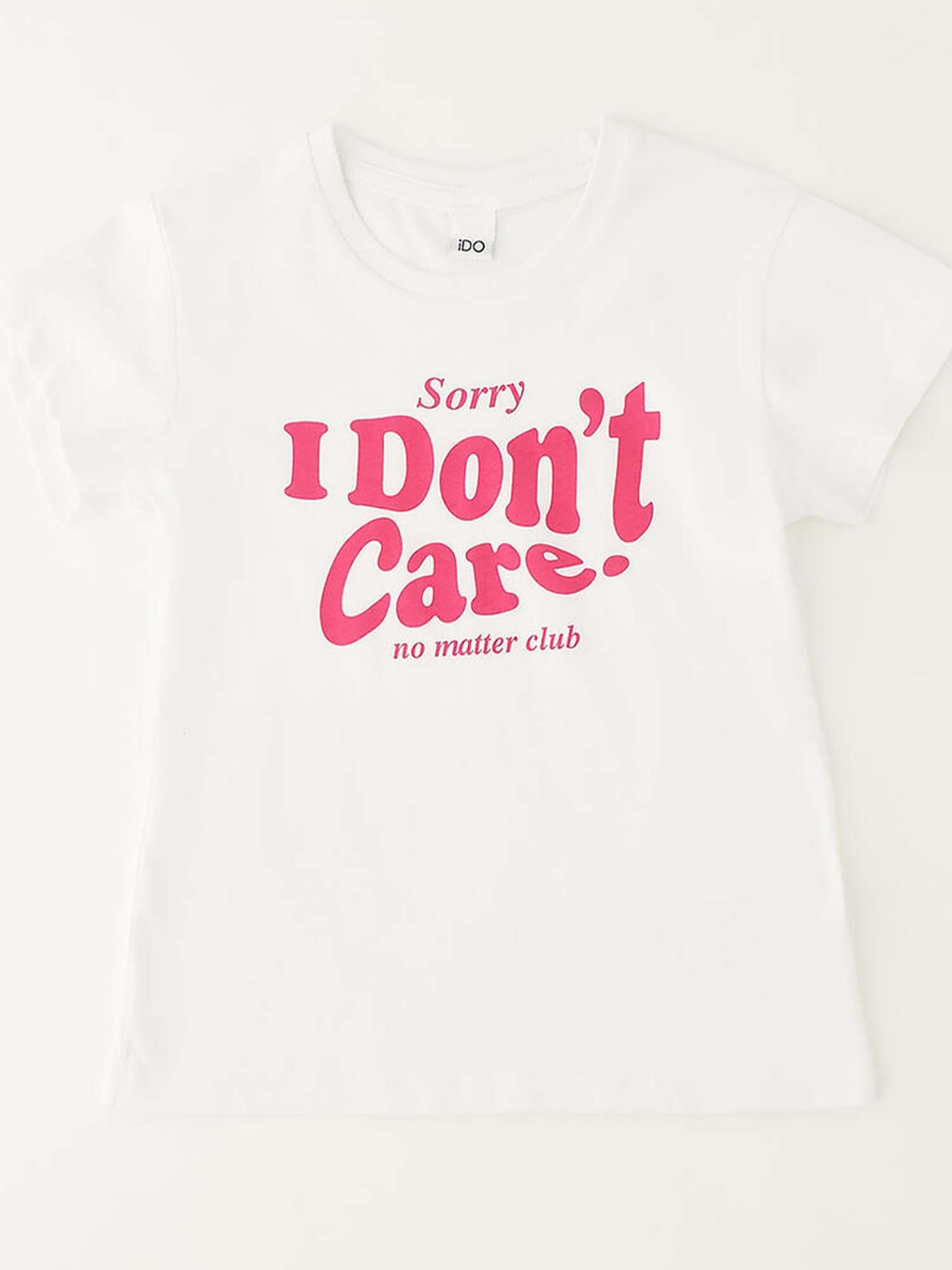 Ido T-shirt a maniche corte unisex bambino bianca