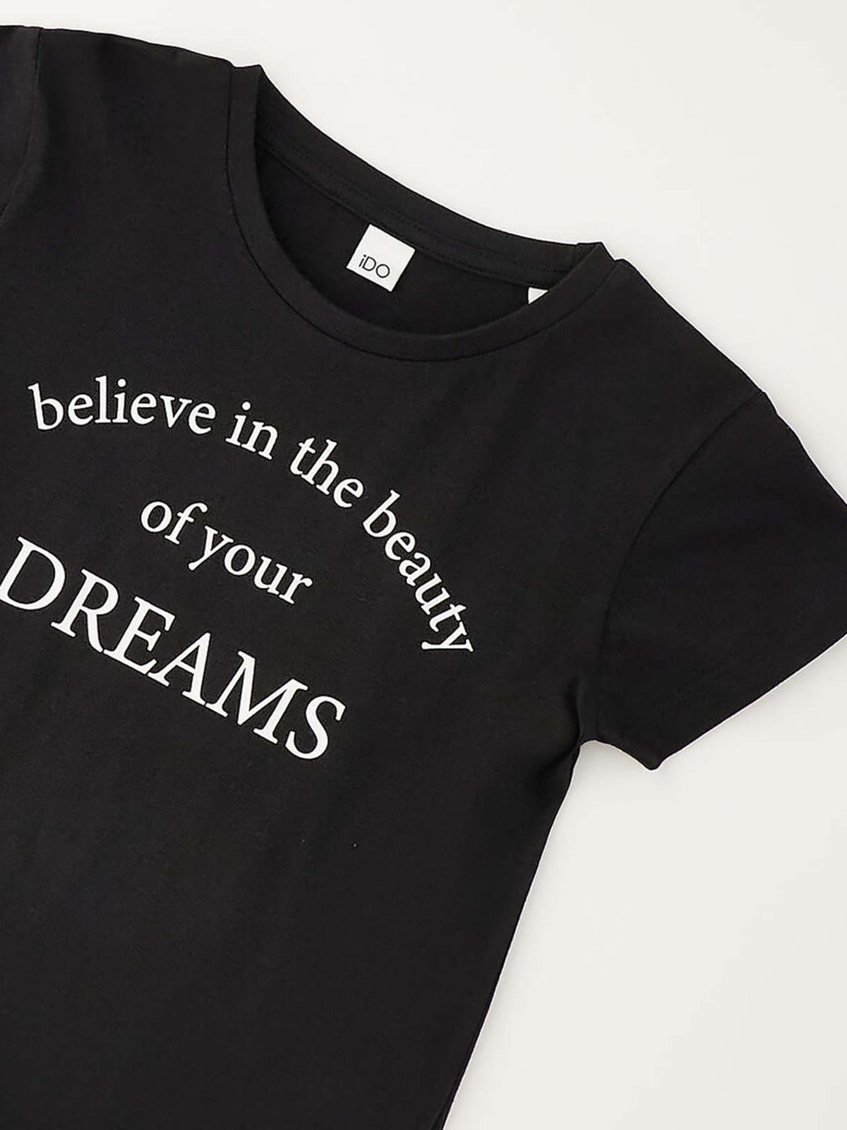 Ido bts t-shirt mm da bambino/a nero