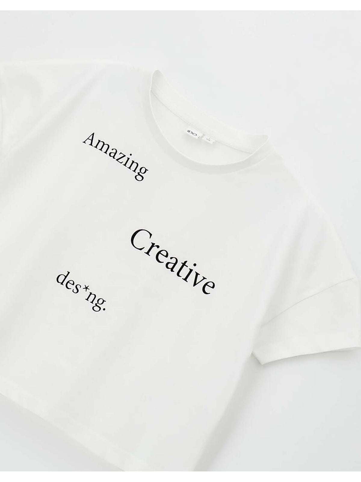 Ido BTS, t-shirt a maniche lunghe Unisex bambino bianca