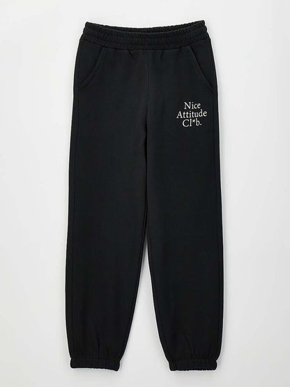 Ido 4H862 0658, pantalone Unisex bambino nero