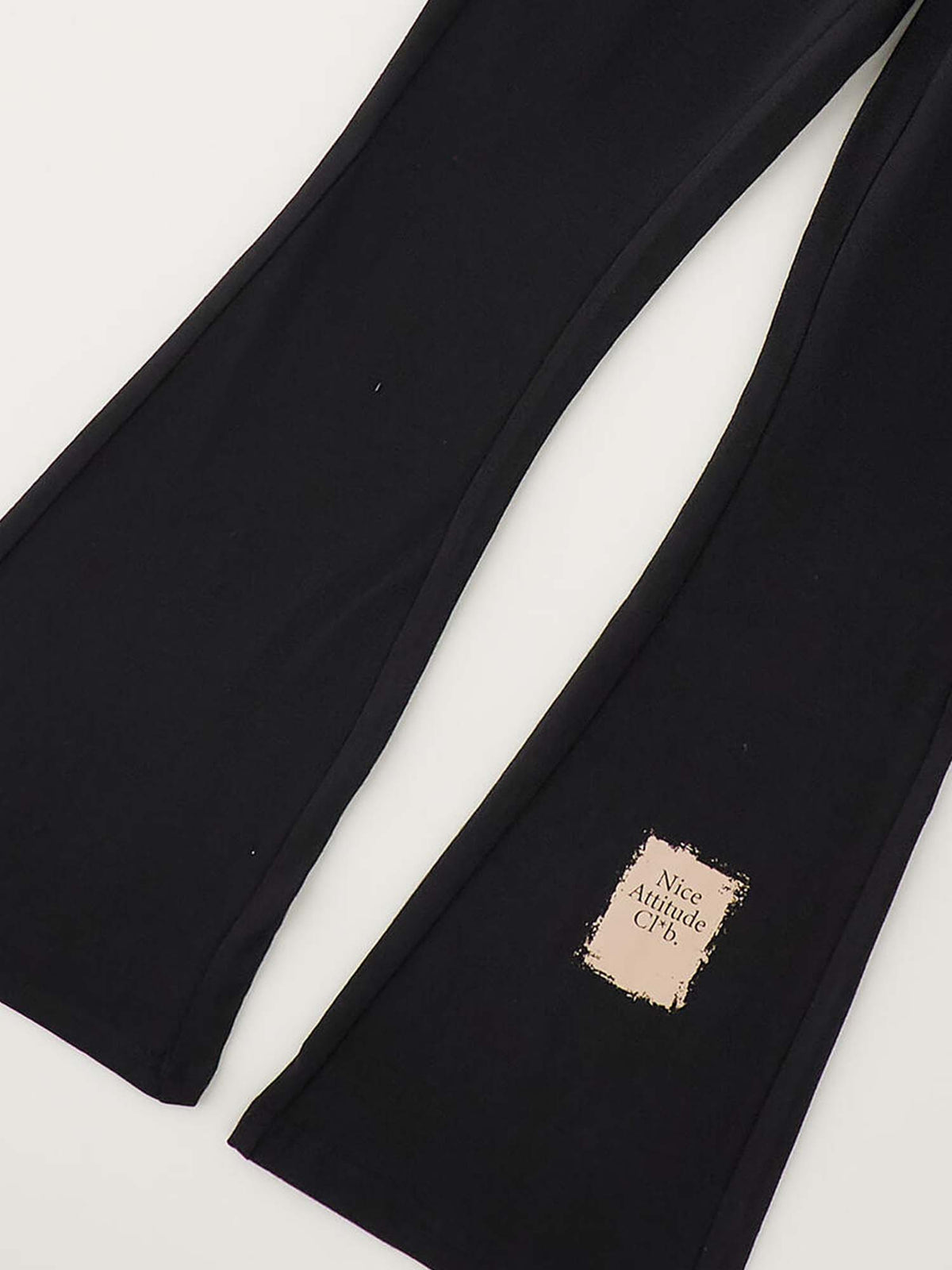 Ido BTS Leggings Fla, leggings Unisex bambino nero