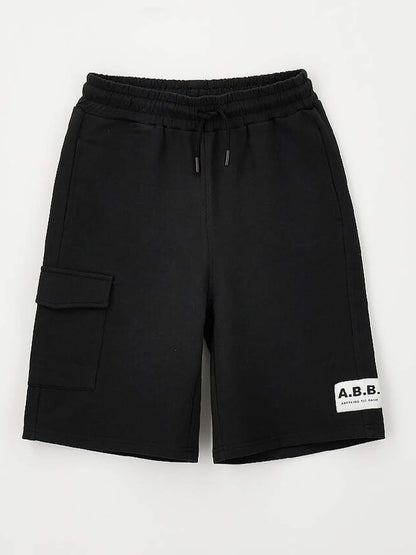 Bermuda nero per bambino unisex Ido, comodi e versatili