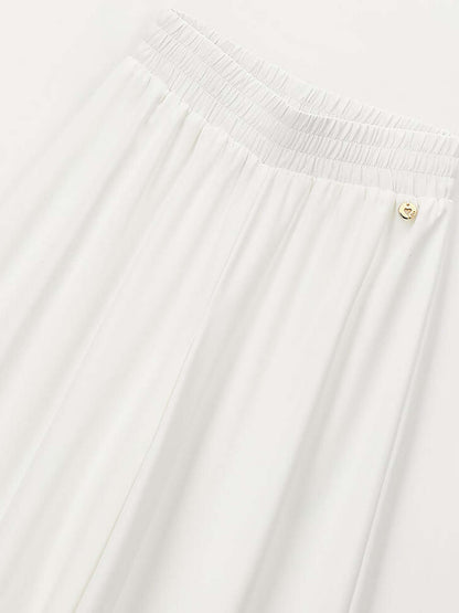 Pantaloni bianchi unisex bambino Ido per primavera-estate