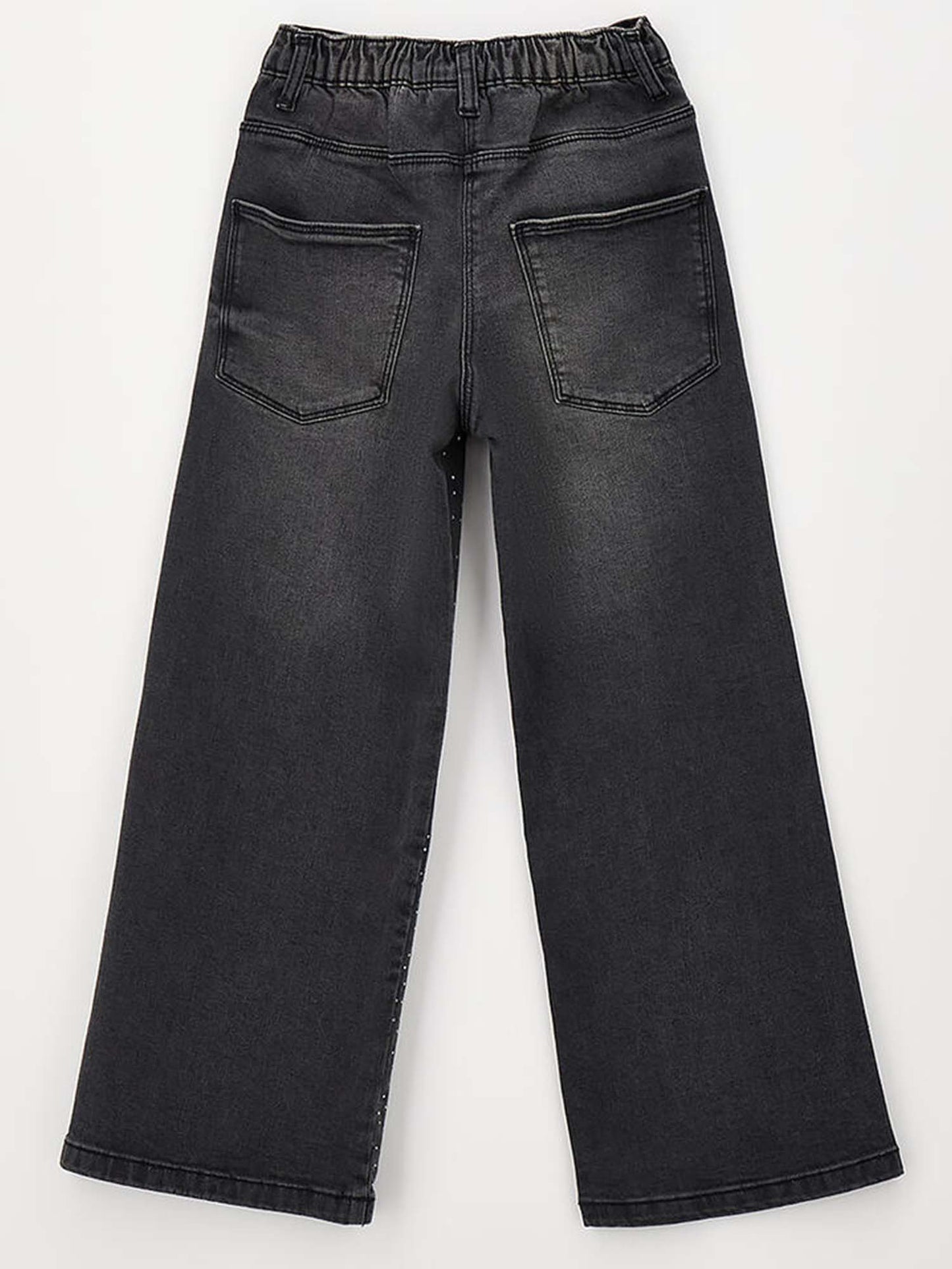 Jeans jogger nero in cotone per bambino unisex iDo