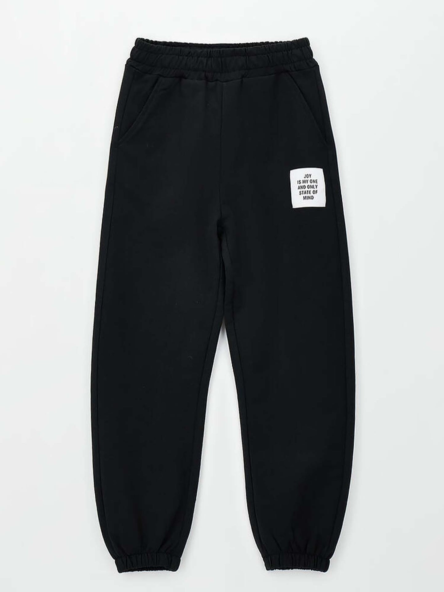 Pantaloni neri unisex per bambino Ido, primavera-estate