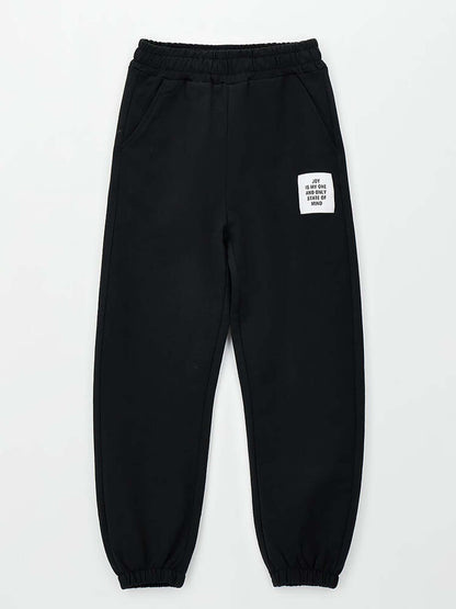 Pantaloni neri unisex per bambino Ido, primavera-estate