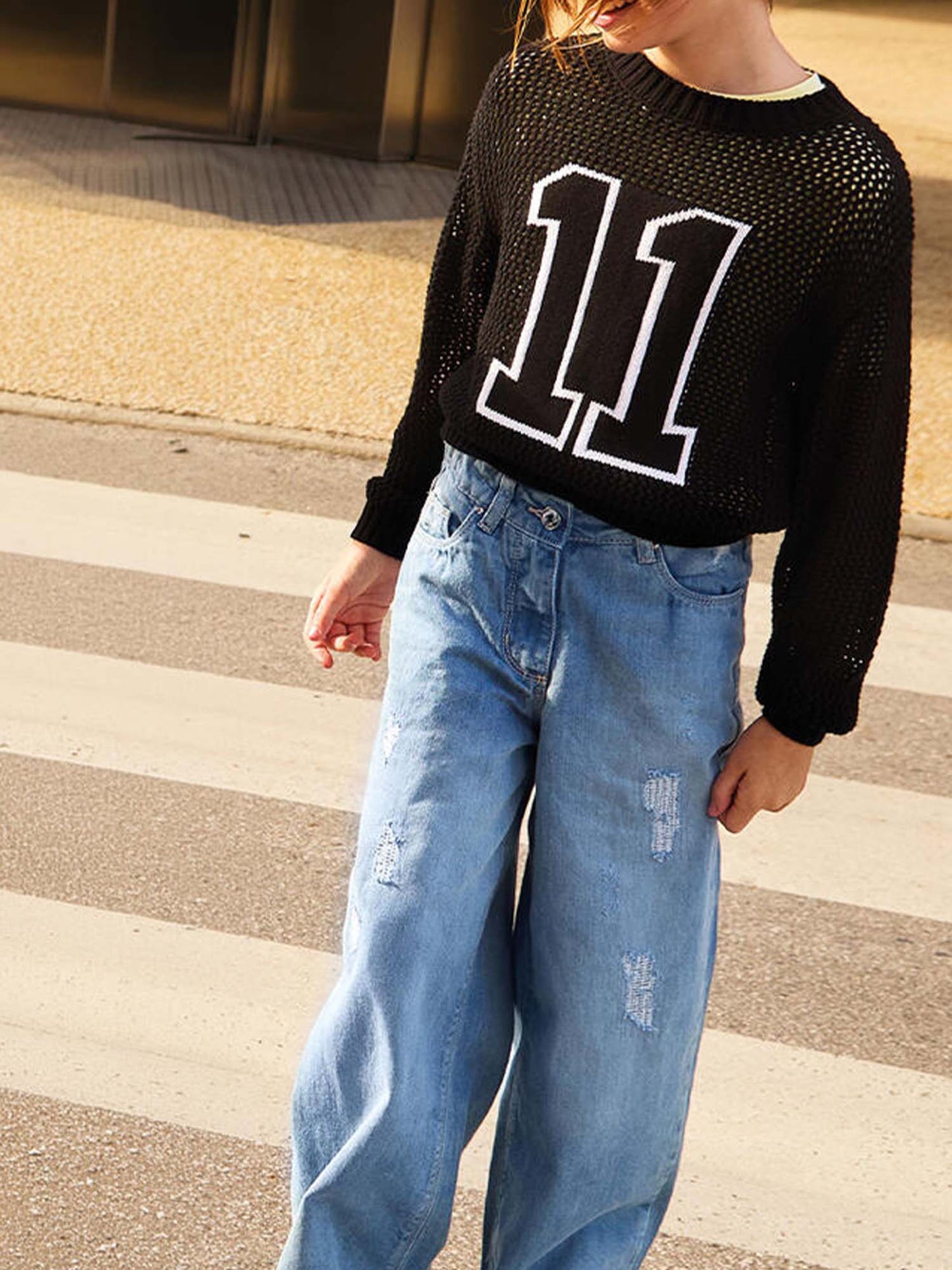 Jeans denim unisex bambino Ido per la Primavera Estate