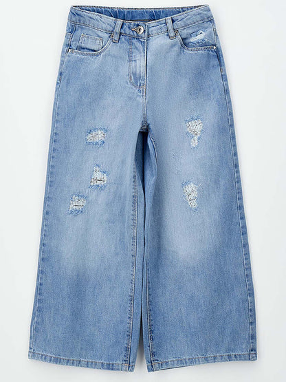 Jeans denim unisex bambino Ido per la Primavera Estate