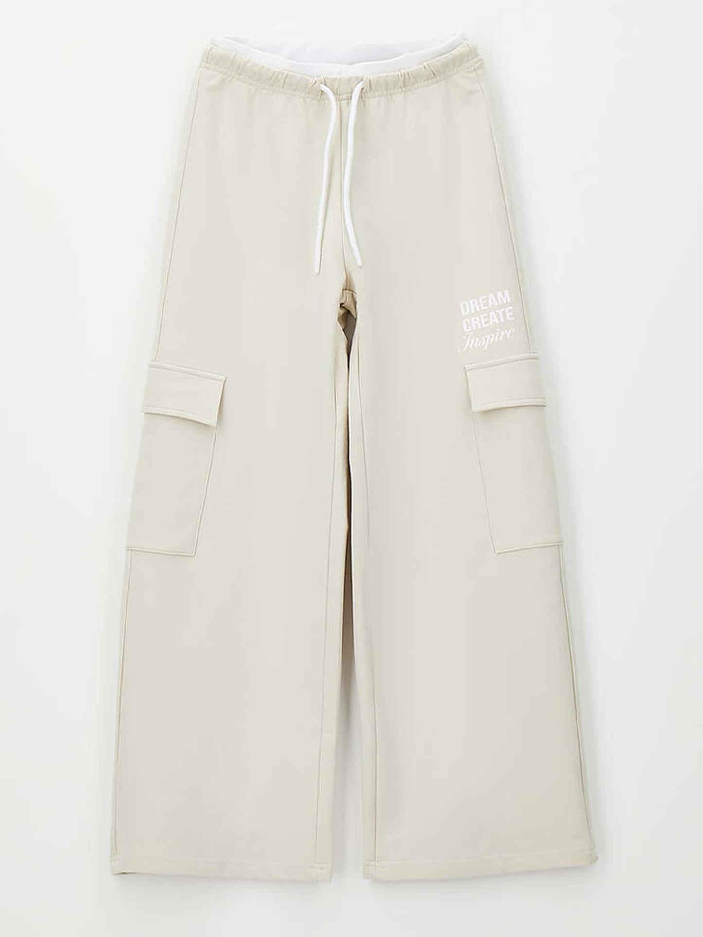 Pantaloni beige unisex bambino Ido per la primavera-estate