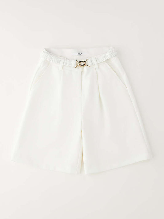 Bermuda unisex bambino Ido in bianco per la primavera-estate