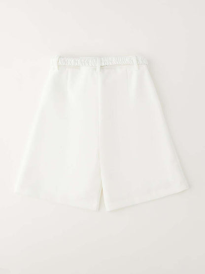Bermuda unisex bambino Ido in bianco per la primavera-estate