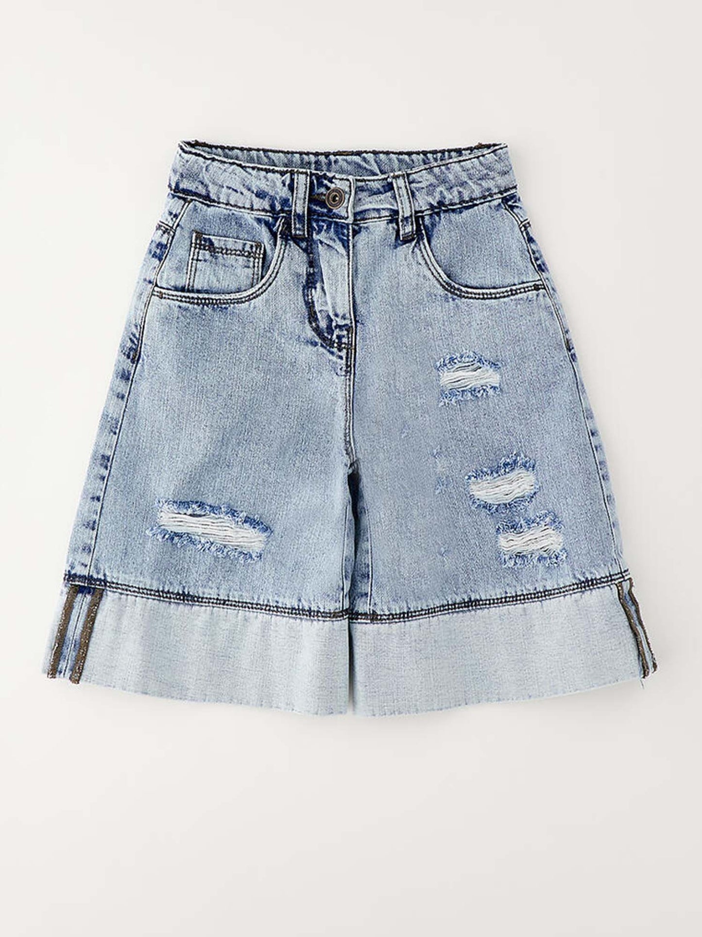 Bermuda grigi unisex bambino Ido per la primavera-estate