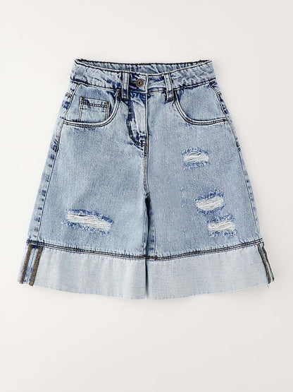 Bermuda grigi unisex bambino Ido per la primavera-estate