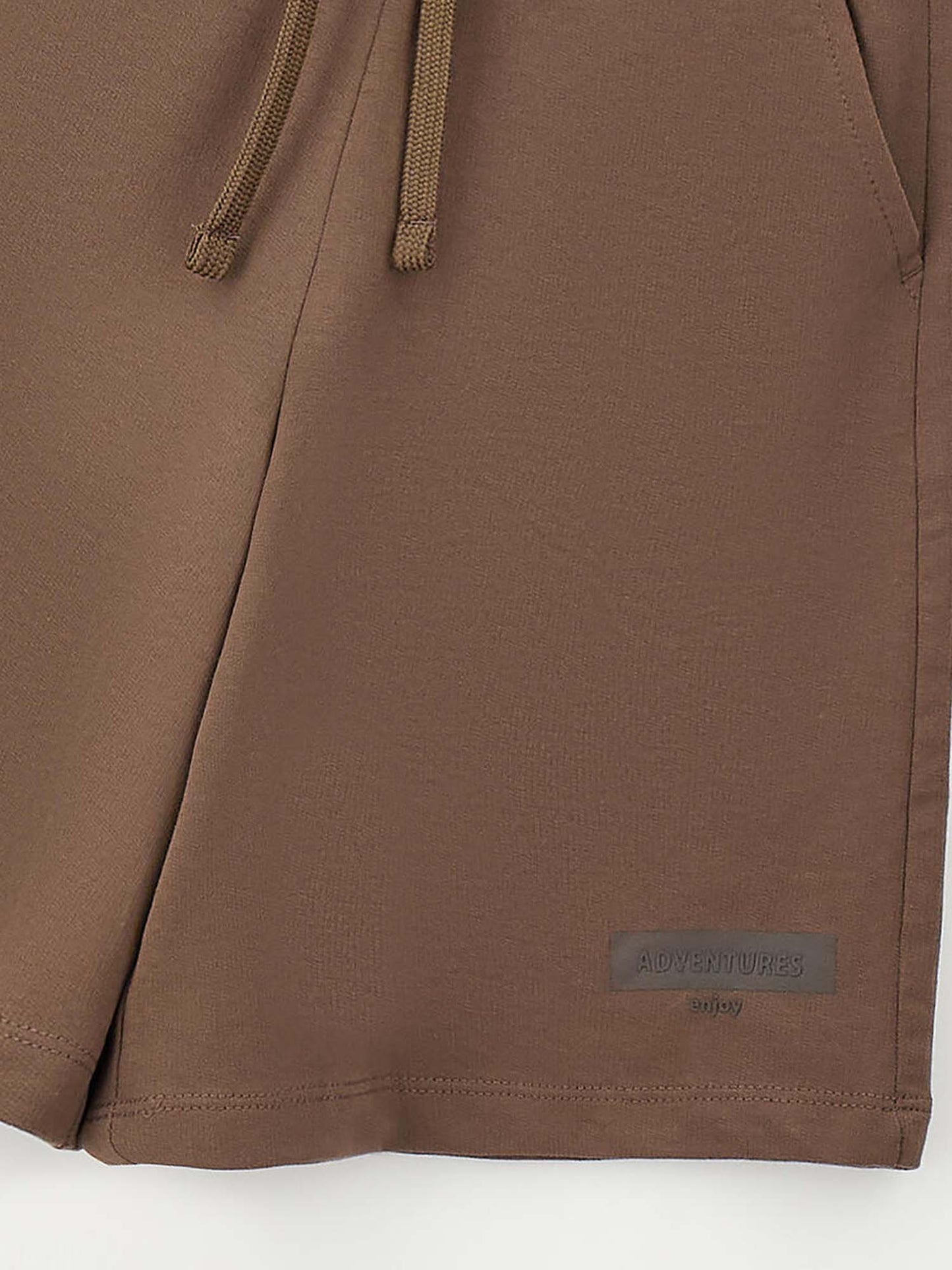 Bermuda unisex bambino Ido in beige per la primavera-estate
