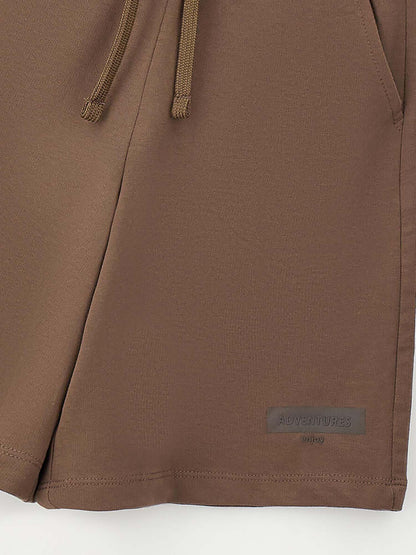Bermuda unisex bambino Ido in beige per la primavera-estate