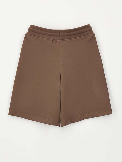 Bermuda unisex bambino Ido in beige per la primavera-estate