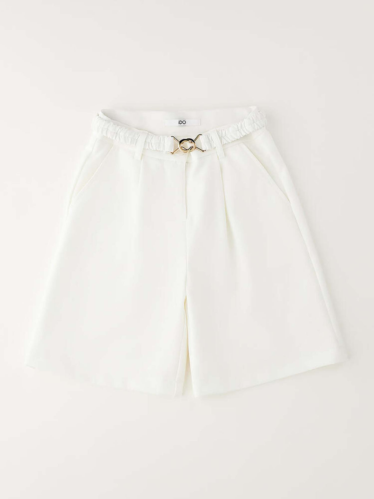 Ido bermuda da bambino/a bianco