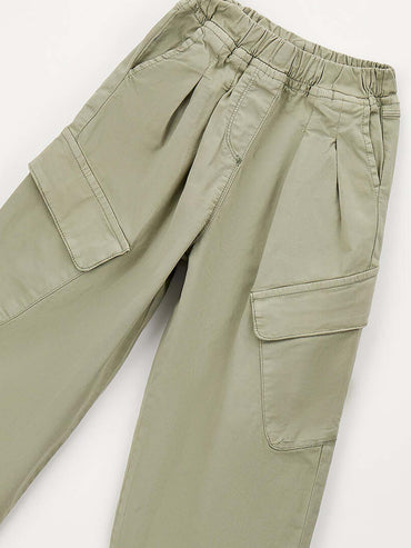 Pantaloni verdi unisex bambino di Ido per primavera-estate
