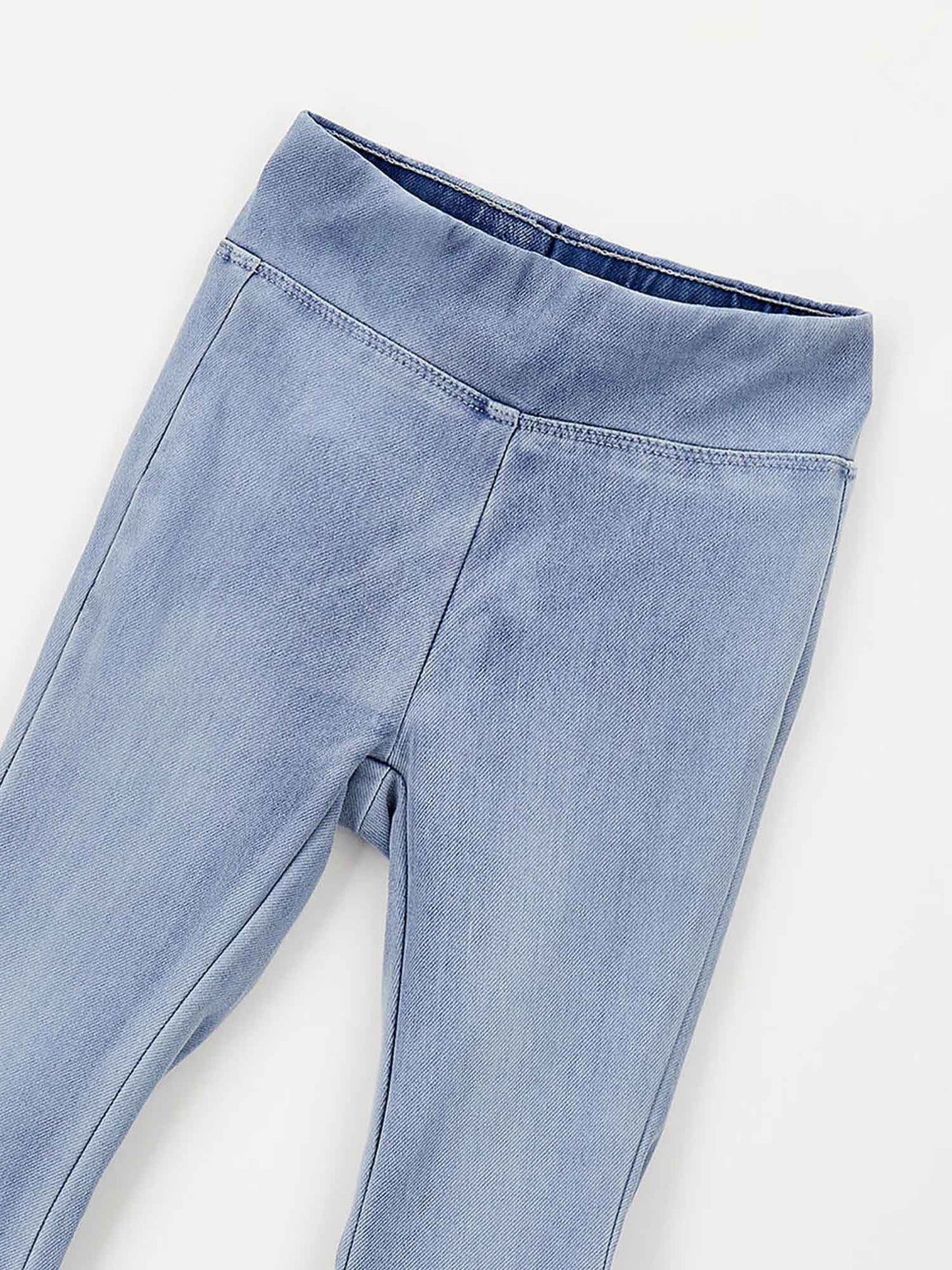 Jeggings a zampetta Ido in denim unisex bambino