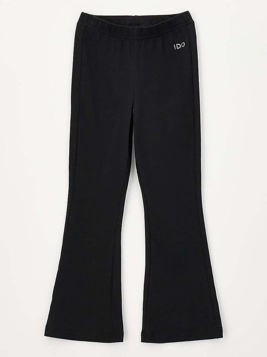 Leggings neri unisex bambino firmati Ido