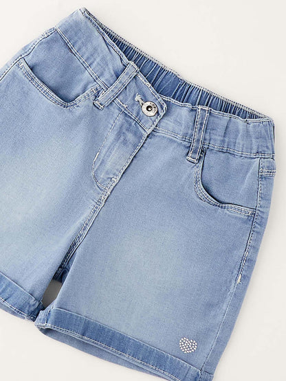 Shorts Ido in denim unisex bambino perfetti per la primavera-estate