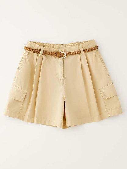 Shorts beige unisex bambino iDo per la primavera estate