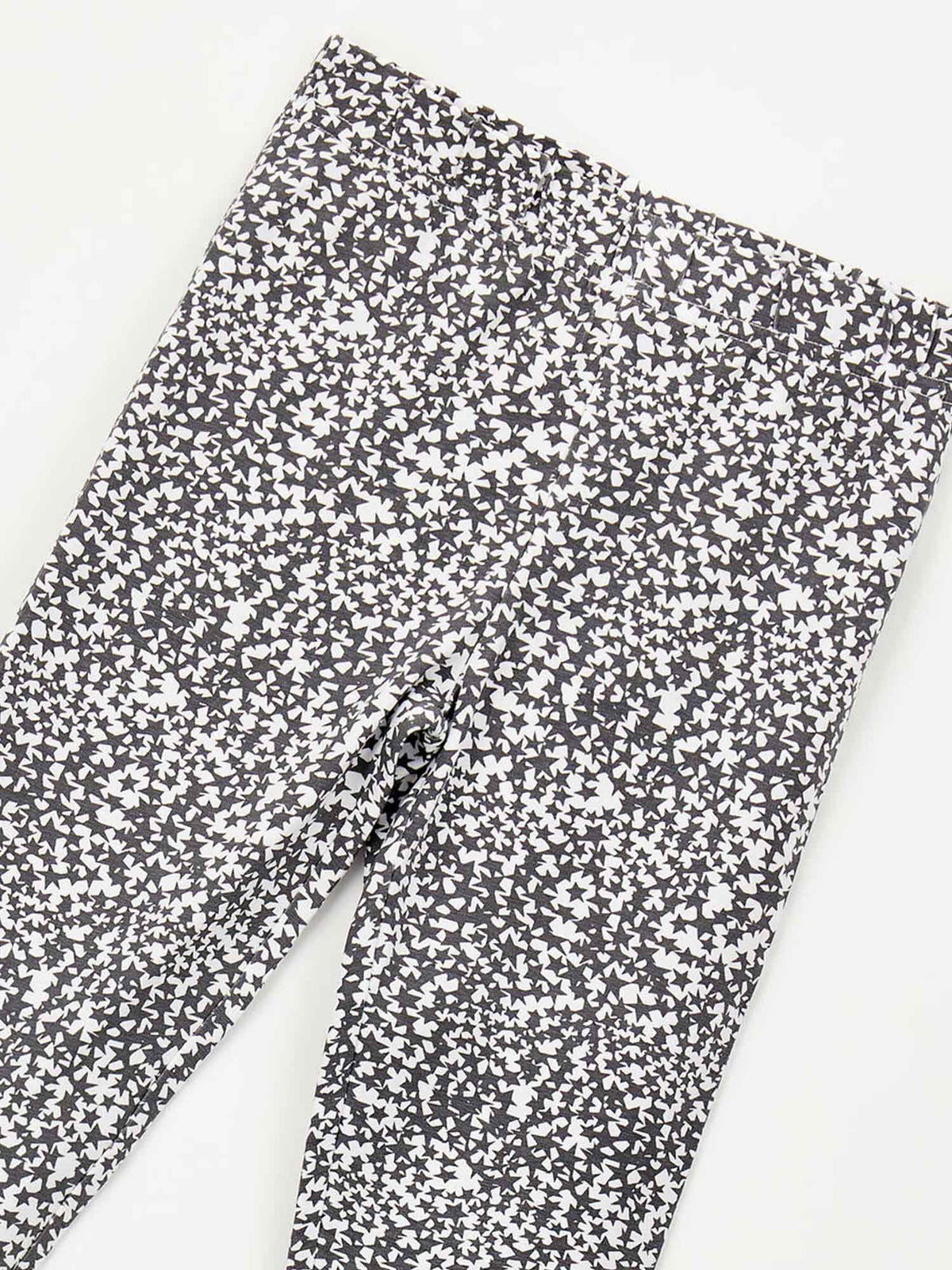 Ido leggings corto bermuda da bambino/a bianco-nero