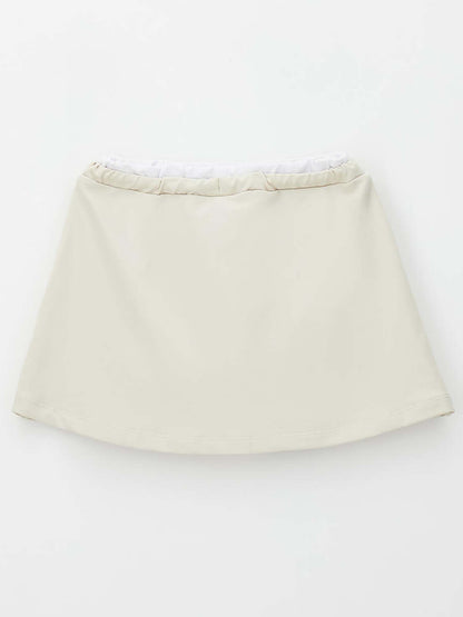 Gonna beige da bambina unisex per la primavera estate by Ido